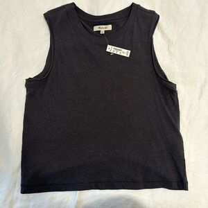 Women’s madewell black muscle tank XXS
